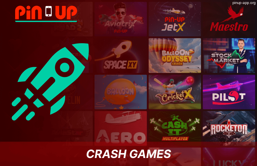 Play Crash Games in Pin Up App