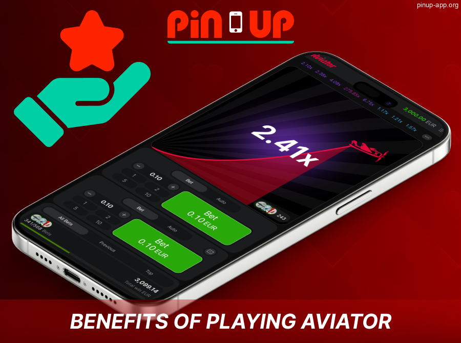 Perks of the game Aviator Pin Up App