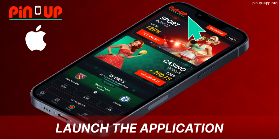 Launch Pin Up iOS app
