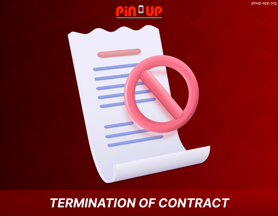 Cancel Pin Up App player profile